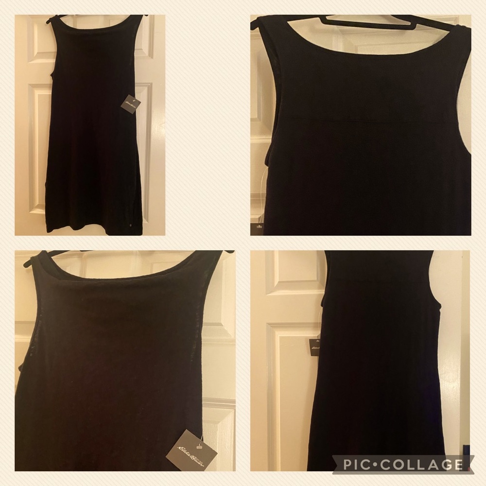 NEW w tags! EDDIE BAUER 🤍live your adventure! Black sleeveless dress!🙌
